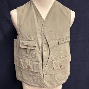 Men’s Size L Ralph Lauren Polo Sport Fishing Vest Weathered Olive
